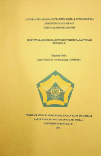 Image of LAPORAN PELAKSANAAN PRAKTEK LAPANGAN (PKL)